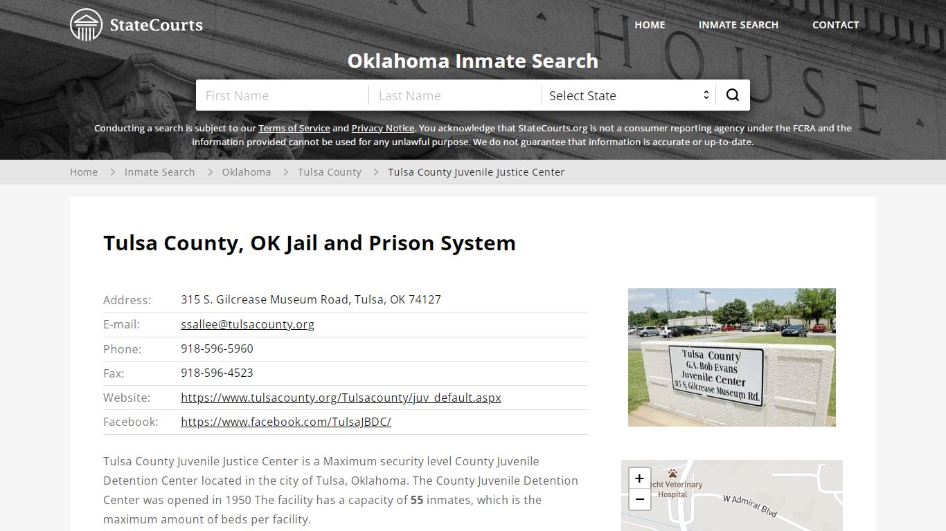 Tulsa County Juvenile Justice Center Inmate Records Search ...