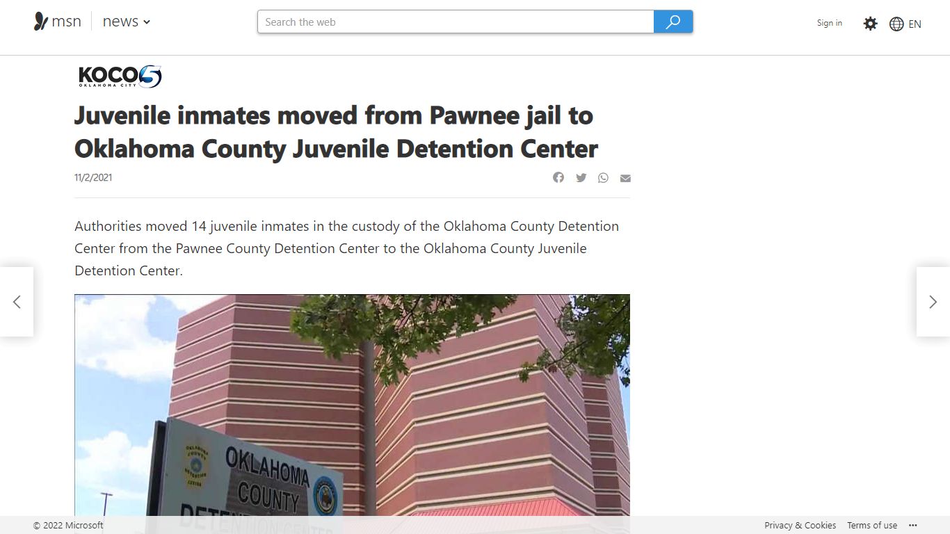 Juvenile inmates moved from Pawnee jail to Oklahoma County ...